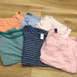 Various brands maternity T-shirts; 6 for $30